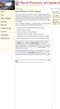 Mobile Screenshot of churchtreasurers.ca